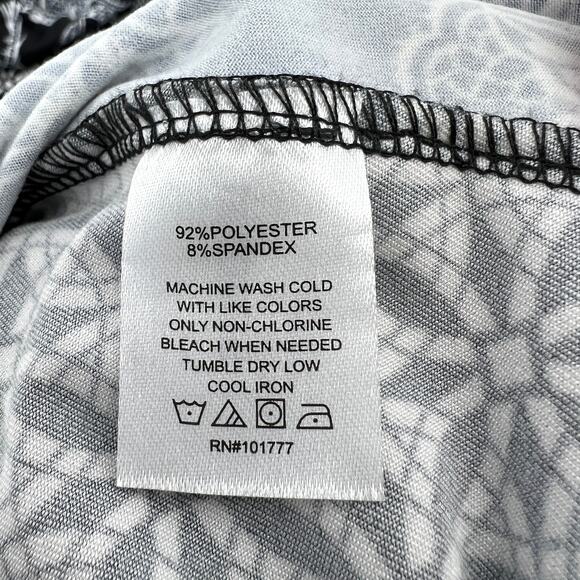 LOLA by AFG Dresses Black and White Patchwork Golf Size M - Picture 5 of 6